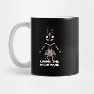 Creepy Scary Doll Living The Nightmare October 31st Horror Mug